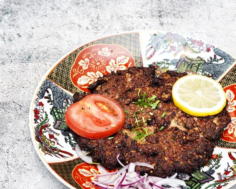 Chapli Kebab at Zaiqa-E-Mehfil, Harrow